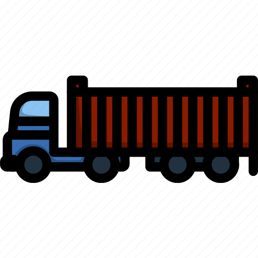 Freight, industry, truck, delivery, transport, logistic, cargo icon - Download on Iconfinder