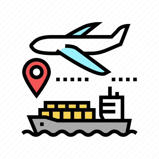Airplane, ship, delivering, logistics, business, shipment icon - Download on Iconfinder