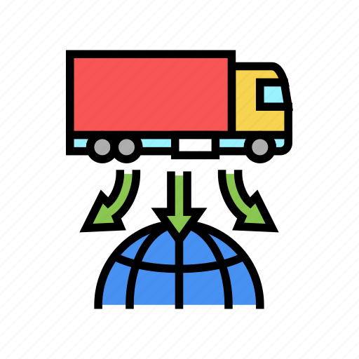 Truck, delivery, world, logistics, business, ship icon - Download on Iconfinder