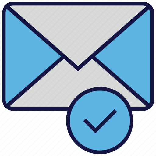 Accept, approved, email, envelope, letter, logistics delivery icon - Download on Iconfinder