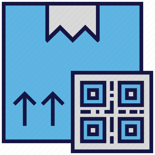 Box, carton, logistics delivery, parcel, qr code, scan icon - Download on Iconfinder