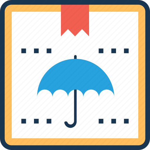Fragile, handle with care, keep dry, packaging, packaging label icon - Download on Iconfinder
