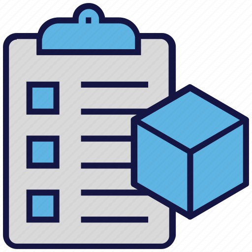Box, carton, clipboard, list, logistics delivery icon - Download on Iconfinder