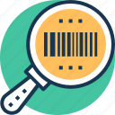 barcode scan, barcode search, magnifying, product scan, upc
