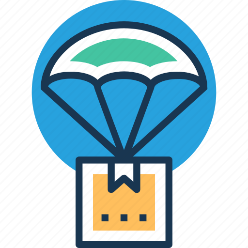 Air delivery, delivery box, delivery service, fast delivery, package delivery icon - Download on Iconfinder