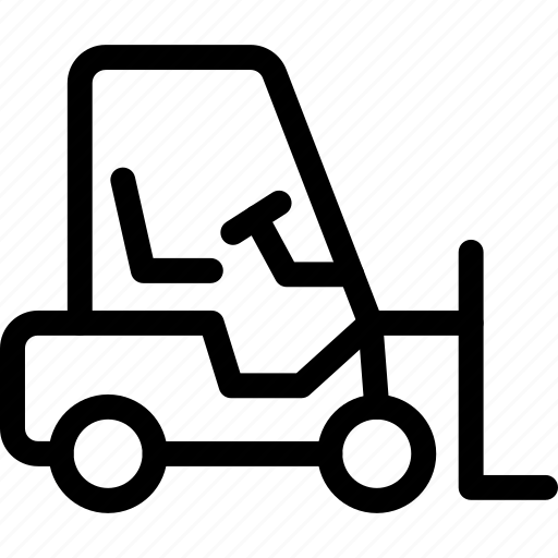 Delivery lifter, fork lift, forklift truck, lifter, logistics icon - Download on Iconfinder