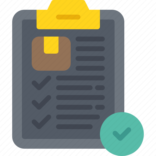 Clipboard, checklist, logistics, verified, criteria icon - Download on Iconfinder