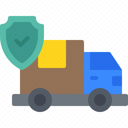 Truck, delivery, insurance, protection, guarantee, cargo icon - Download on Iconfinder