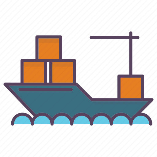 Delivery, logistics, ship, transport, transportation icon - Download on Iconfinder