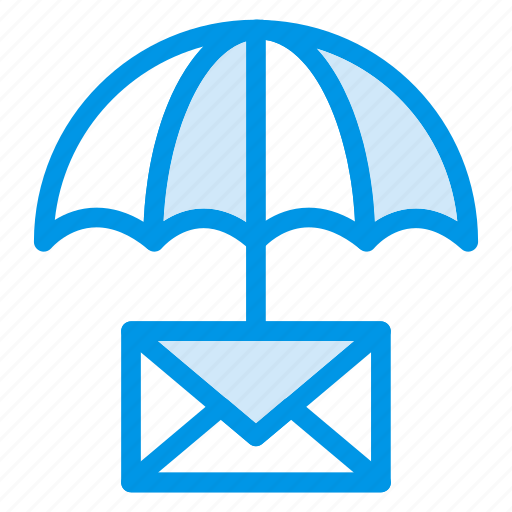 Email, envelope, letter, mail, protection, safe, umbrella icon - Download on Iconfinder