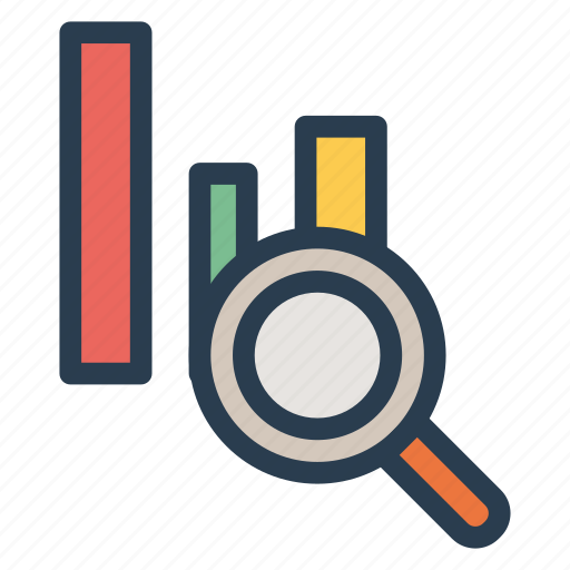 Analytics, business, find, graph, result, search icon - Download on Iconfinder