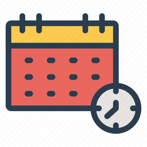 Calender, clock, date, month, reminder, schedule, time icon - Download on Iconfinder