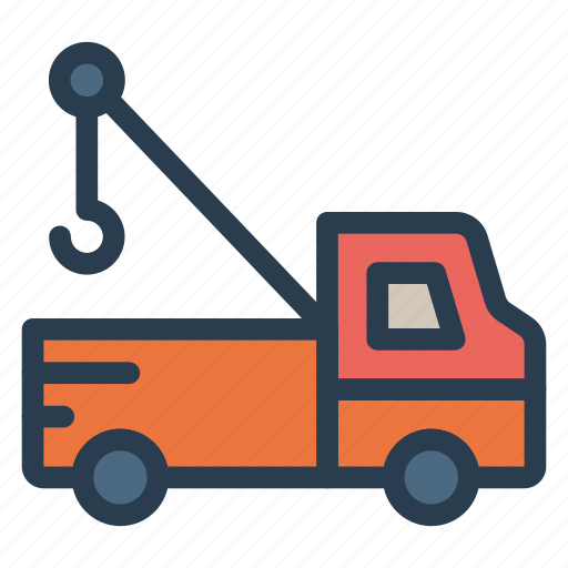 Automobile, construction, crane, engineer, machine, transportation icon - Download on Iconfinder