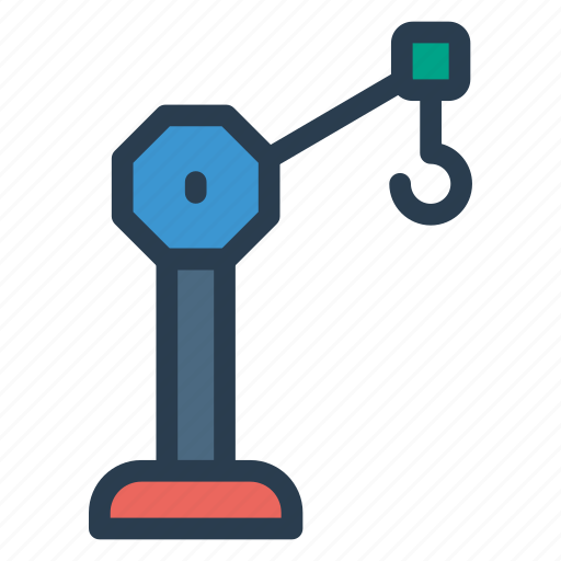 Crane, engineer, equipment, hook, machine, machinery icon - Download on Iconfinder