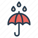 protection, rain, safe, safety, umbrella, water