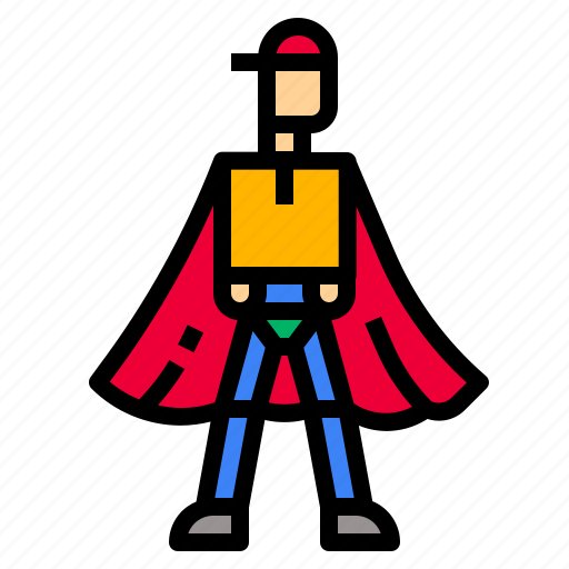 Box, delivery, protect, shipping, superman icon - Download on Iconfinder