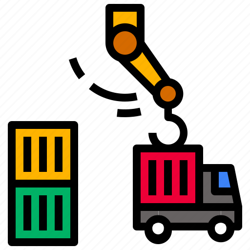 Car, container, logistics, shipping, transport icon - Download on Iconfinder
