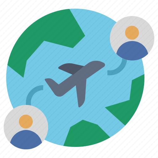 Worldwide, travel, passenger, flight, transportation icon - Download on Iconfinder
