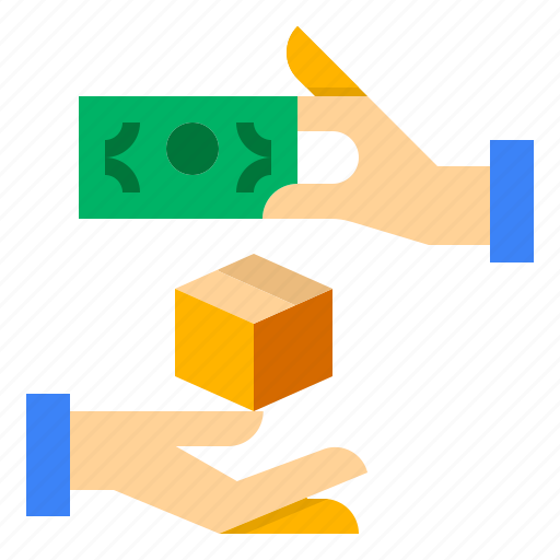 Box, cash, hand, money icon - Download on Iconfinder