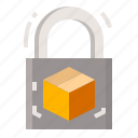 logisticssecurity, package, padlock, protectedbox, safeshipping