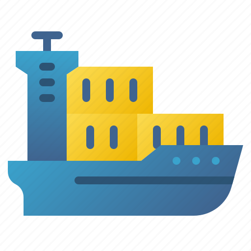 Cargo, delivery, logistics, package box, ship, shipping icon - Download on Iconfinder