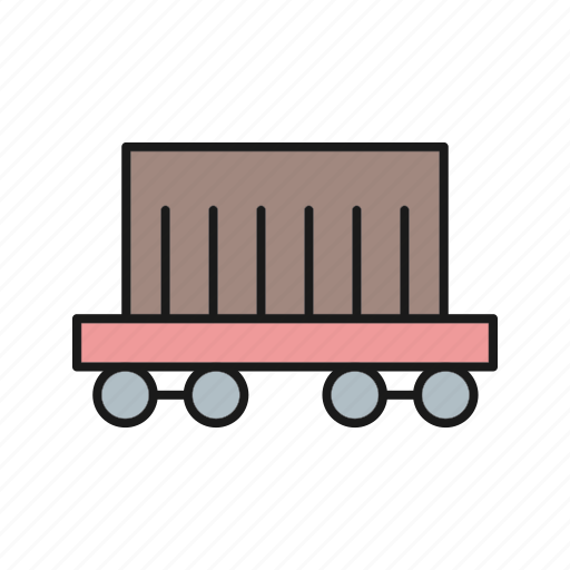 Cargo, train, transportation, travel icon - Download on Iconfinder