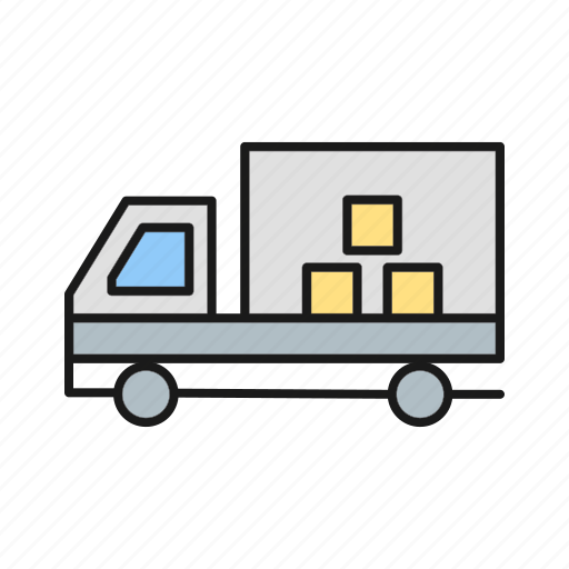 Delivery, package, transport, truck icon - Download on Iconfinder