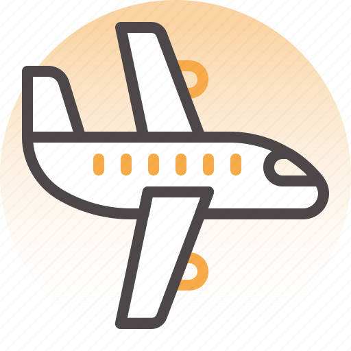 Airplane, delivery, flight, logistics, package box, shipping, transport icon - Download on Iconfinder