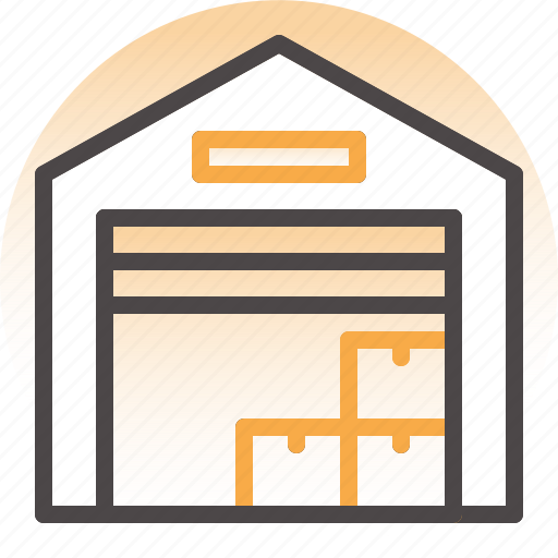 Delivery, logistics, package box, shipping, storage, storehouse, warehouse icon - Download on Iconfinder