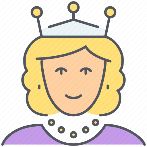 Queen, crown, kingdom, princess, royal, ruler, throne icon - Download on Iconfinder
