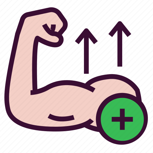 Arm, biceps, gain, growth, muscle icon - Download on Iconfinder