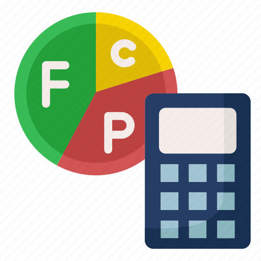 Calculator, loss, macronutrient, nutrition, ratio, weight icon - Download on Iconfinder