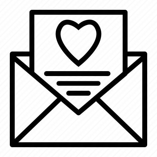 Envelope, letter, love, valentine icon - Download on Iconfinder