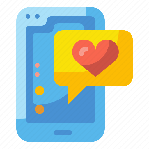 Cellphone, communication, iphone, love, mobile, smartphone, valentine icon - Download on Iconfinder
