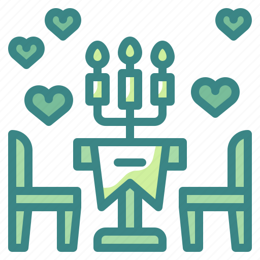 Celebration, couple, dinner, heart, love, romantic, valentines icon - Download on Iconfinder
