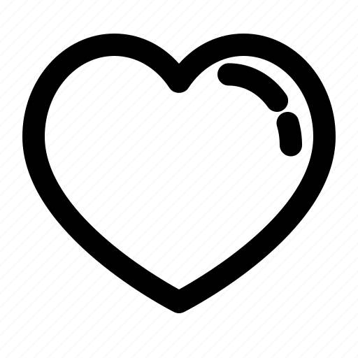 Heart, line, love icon - Download on Iconfinder