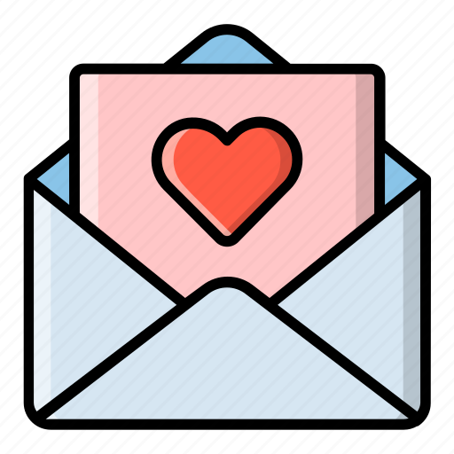 Happy, heart, love, mail, romance, romantic, valentine icon - Download on Iconfinder