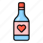 happy, heart, love, romance, romantic, valentine, wine 