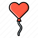baloon, happy, heart, love, romance, romantic, valentine