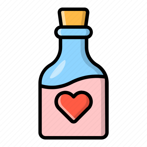 Happy, heart, love, potion, romance, romantic, valentine icon - Download on Iconfinder