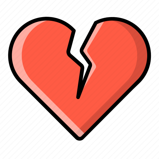 Broken heart, happy, heart, love, romance, romantic, valentine icon - Download on Iconfinder