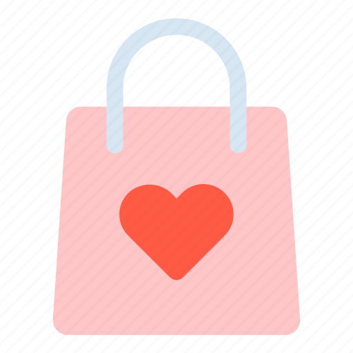 Happy, heart, love, romance, romantic, shopping bag, valentine icon - Download on Iconfinder