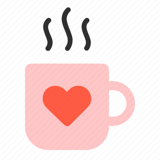 Happy, heart, love, mug, romance, romantic, valentine icon - Download on Iconfinder