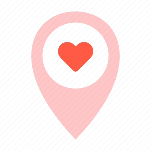 Happy, heart, love, pin, romance, romantic, valentine icon - Download on Iconfinder