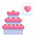 cake, love, wedding, romance, marriage, gift, like