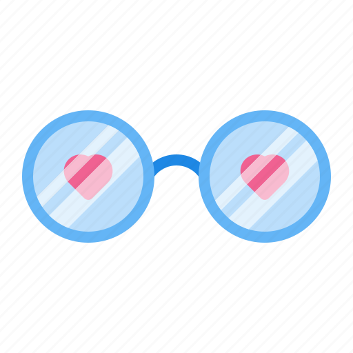 Glasses, sunglasses, eyeglasses, hearts, love, like, layer icon - Download on Iconfinder