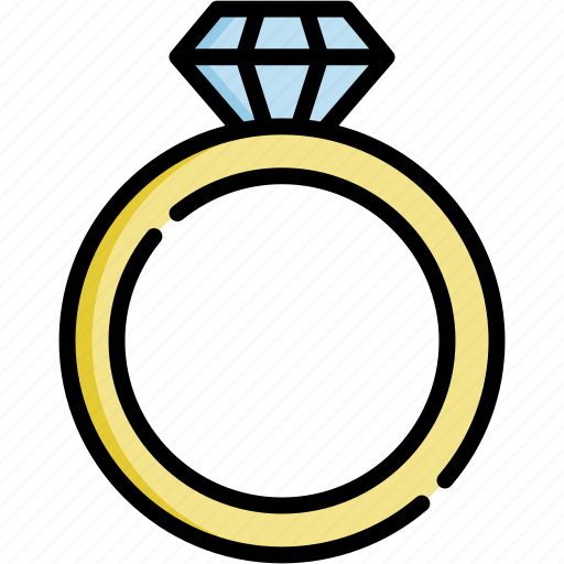 Diamond, ring, love, app, romance, heart, wedding icon - Download on Iconfinder