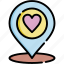 location, love, app, romance, map, pin, navigation 