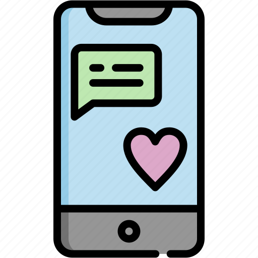 Love, message, app, romance, chat, bubble, communication icon - Download on Iconfinder