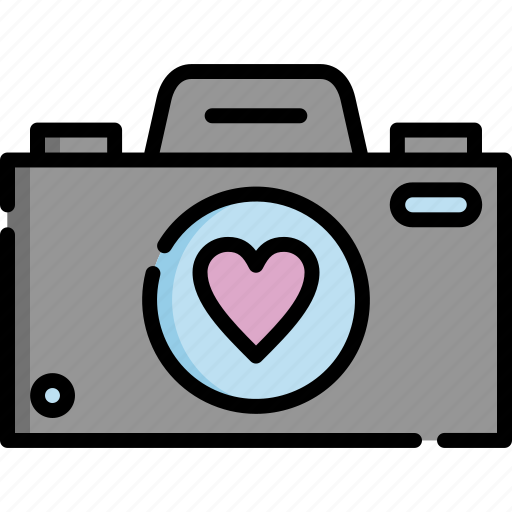 Photo, camera, love, app, romance, heart, photography icon - Download on Iconfinder